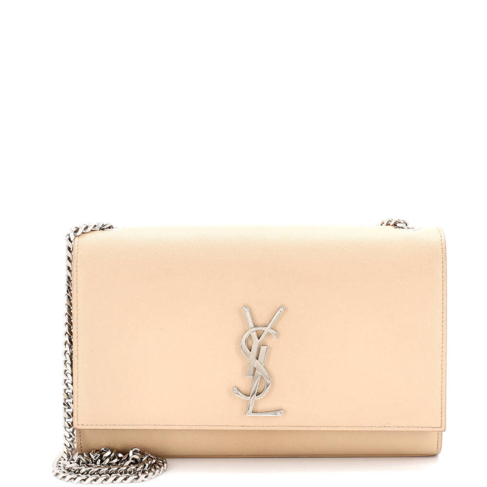 Saint Laurent Medium Classic Monogram Crossbody Bag Grainy Leather